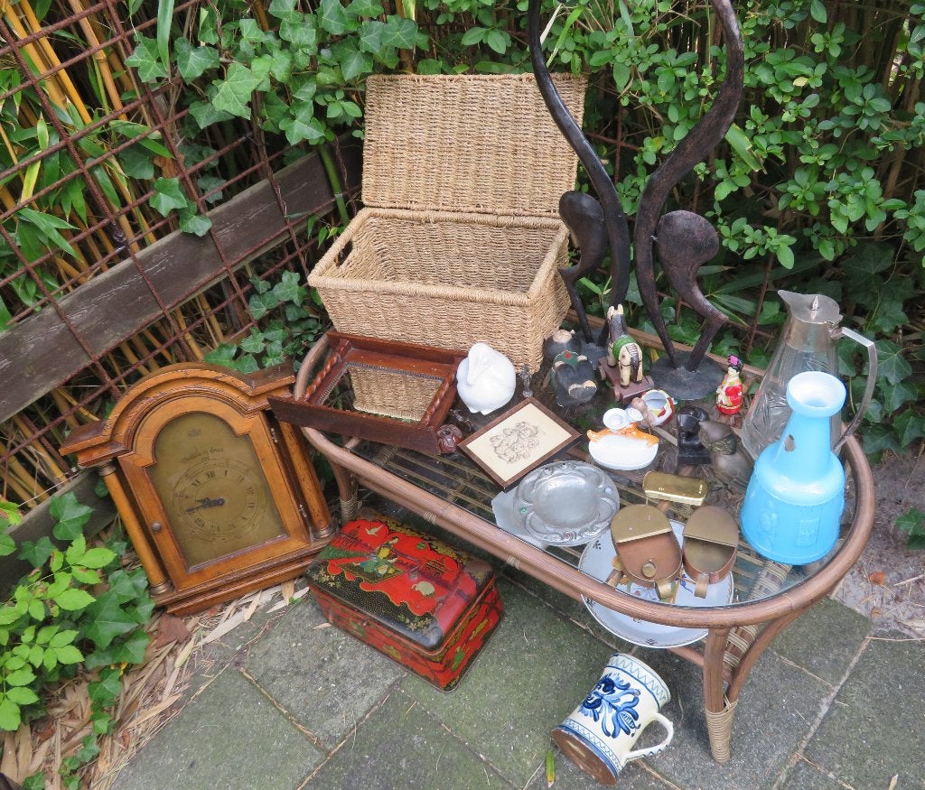 Rommelmarkt spullen divers, Antiek en Kunst, Ophalen