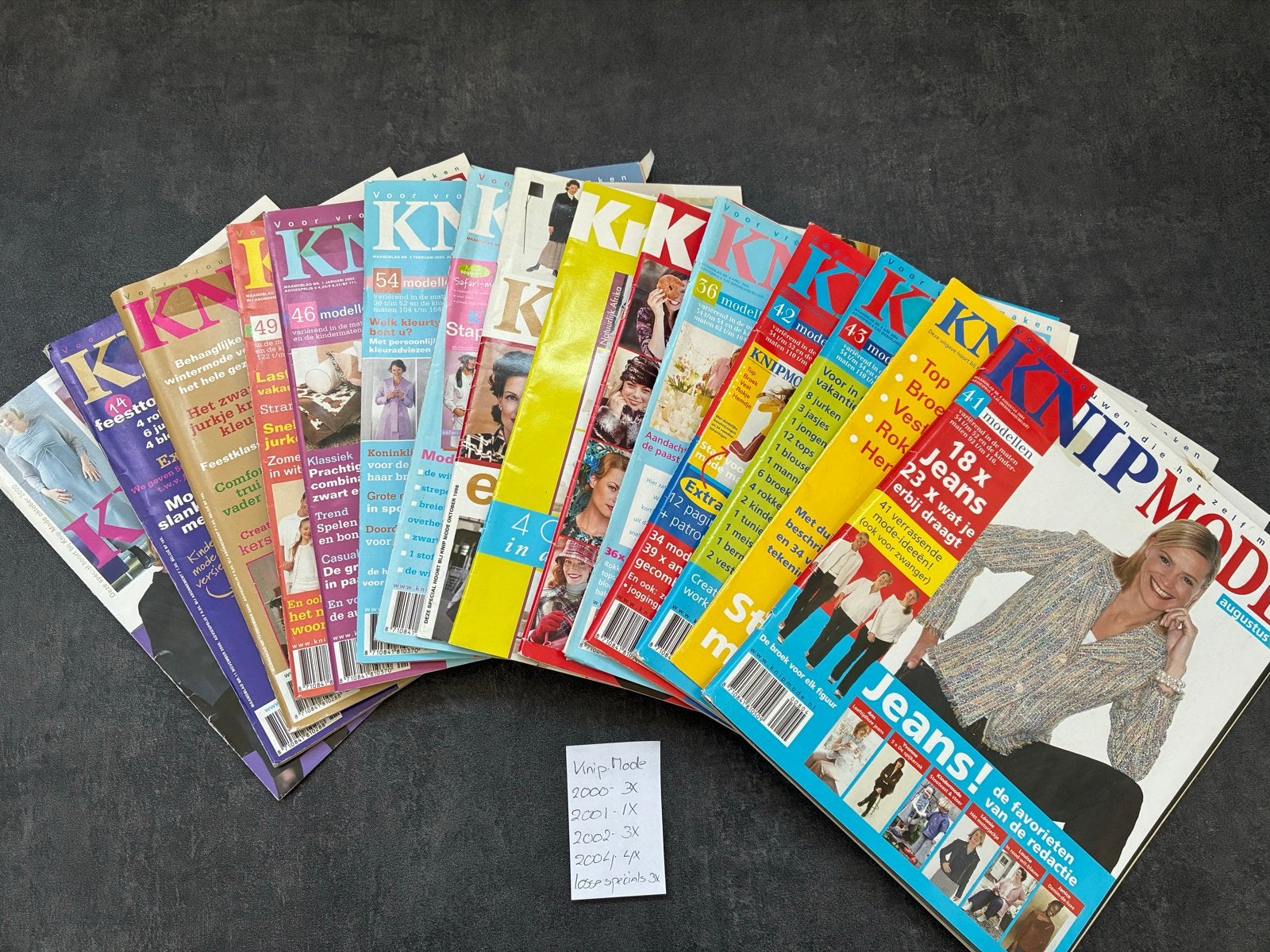 56 Knipmode tijdschriften (2000-2018), Ophalen, Gelezen, Damesbladen