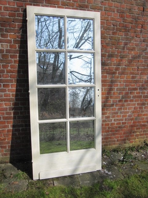 203hx89,5br Deur met facet geslepen spiegelglas / kastdeur, Huis en Inrichting, Woonaccessoires | Spiegels, Ophalen, 200 cm of meer