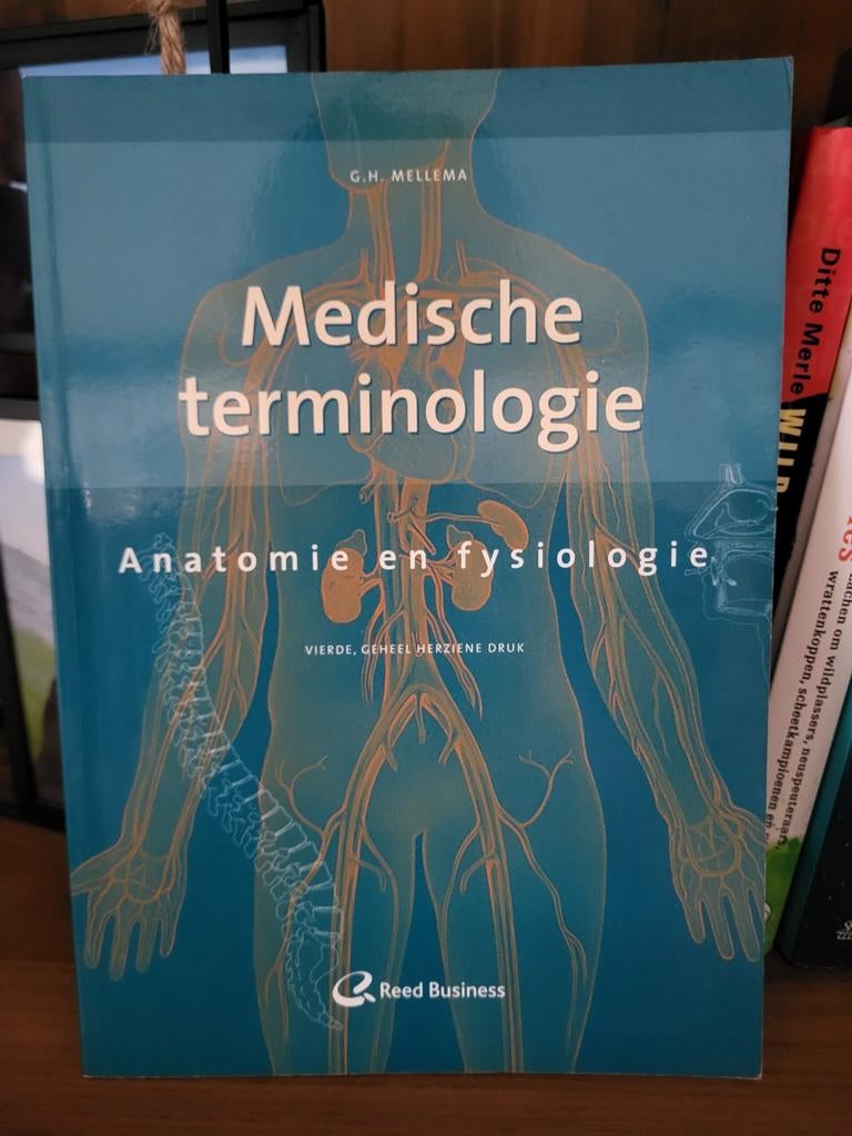 Medische Terminologie: Anatomie en Fysiologie (4e druk), Beta, Gelezen, G.H. Mellema, HBO