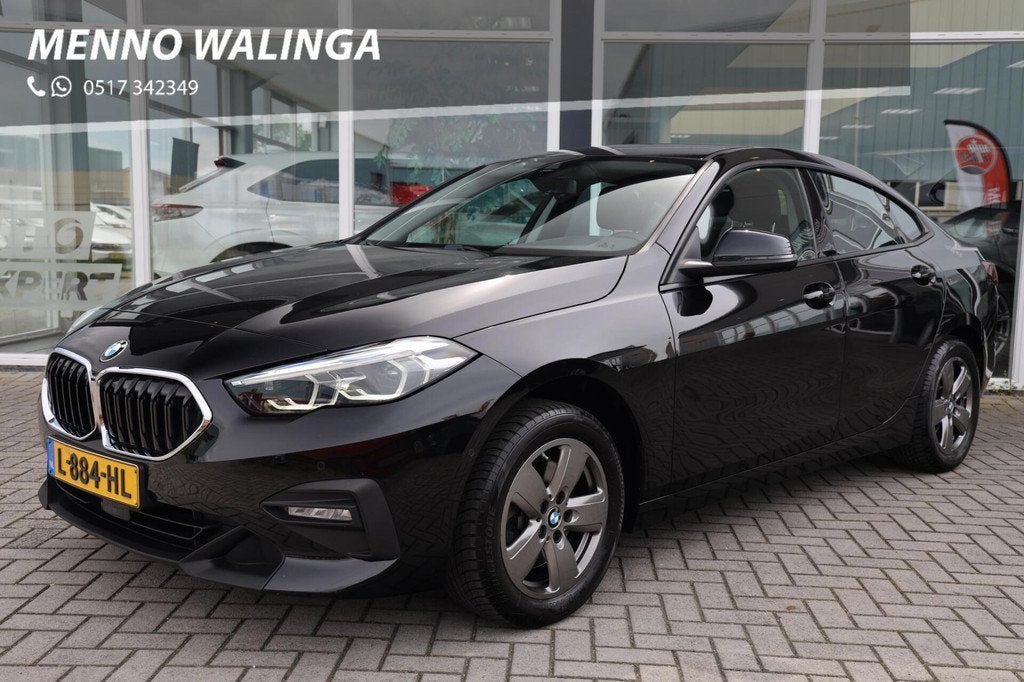 BMW 2-serie Gran Coupé 218i Executive Edition|Carplay|Airco, Voorwielaandrijving, Gebruikt, Euro 6, Zwart