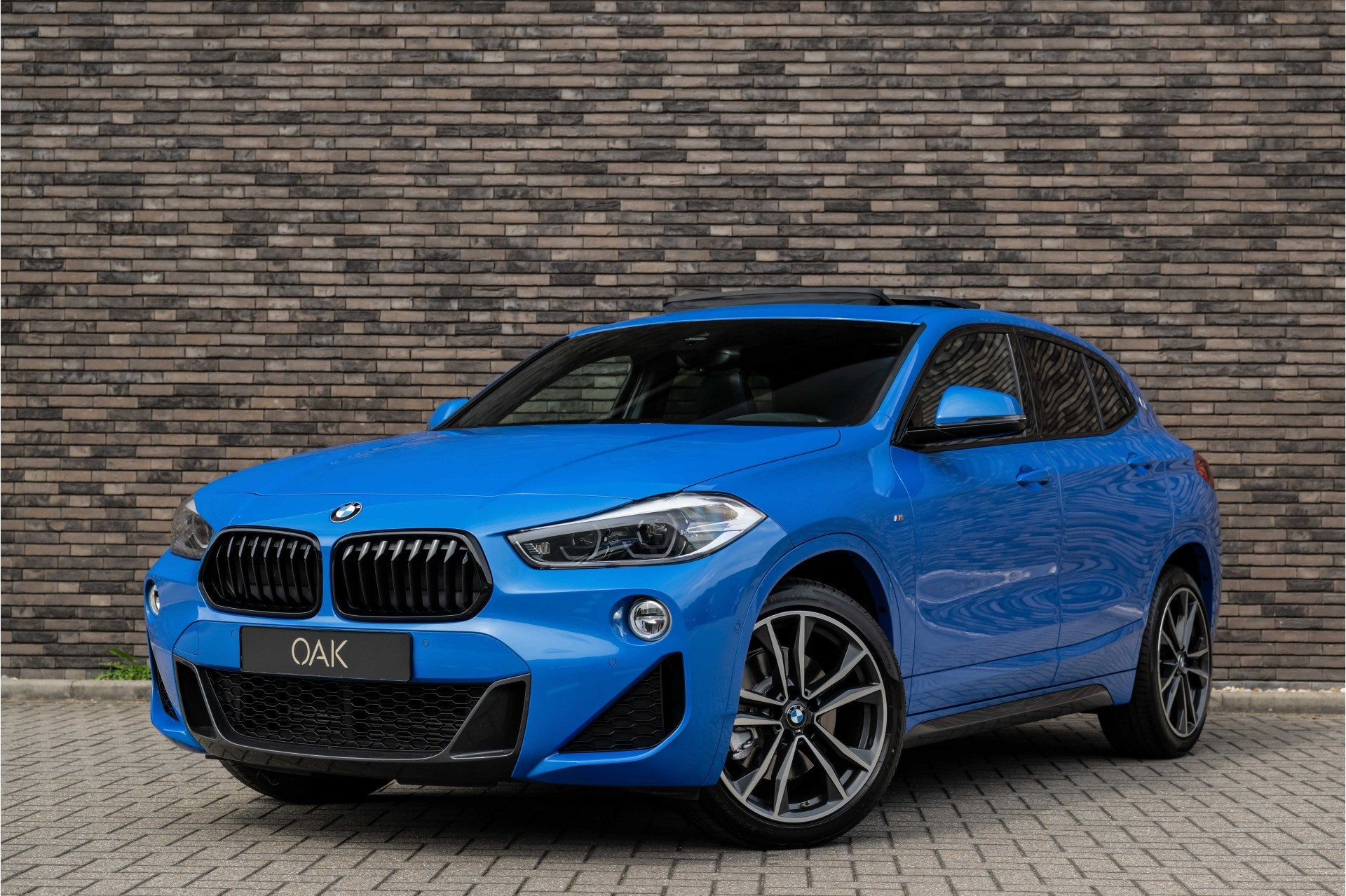 BMW X2 2.0i xDrive | M-Sport | Navigatie | Panorama | Leder, X2, Gebruikt, Blauw, Bedrijf
