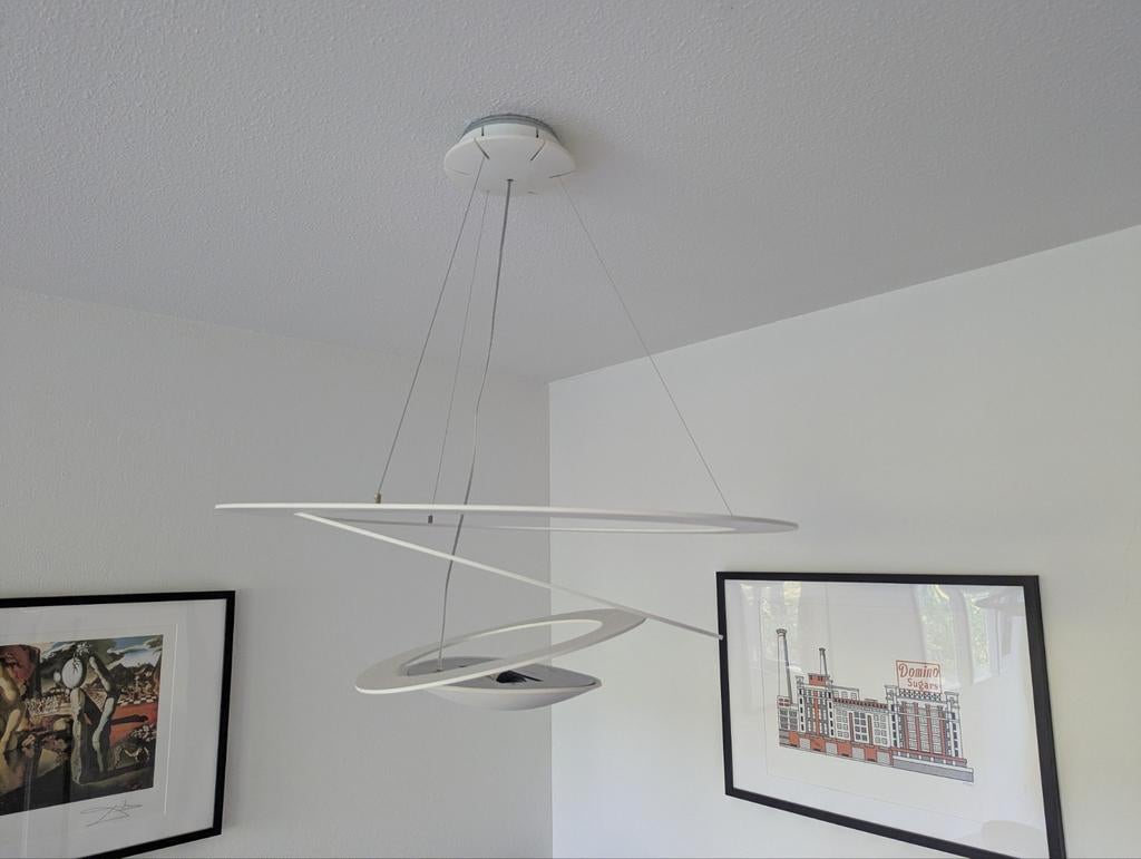 Artemide Pirce Hanglamp - Modern Design, Huis en Inrichting, Lampen | Hanglampen, Ophalen, Zo goed als nieuw, Metaal, 50 tot 75 cm
