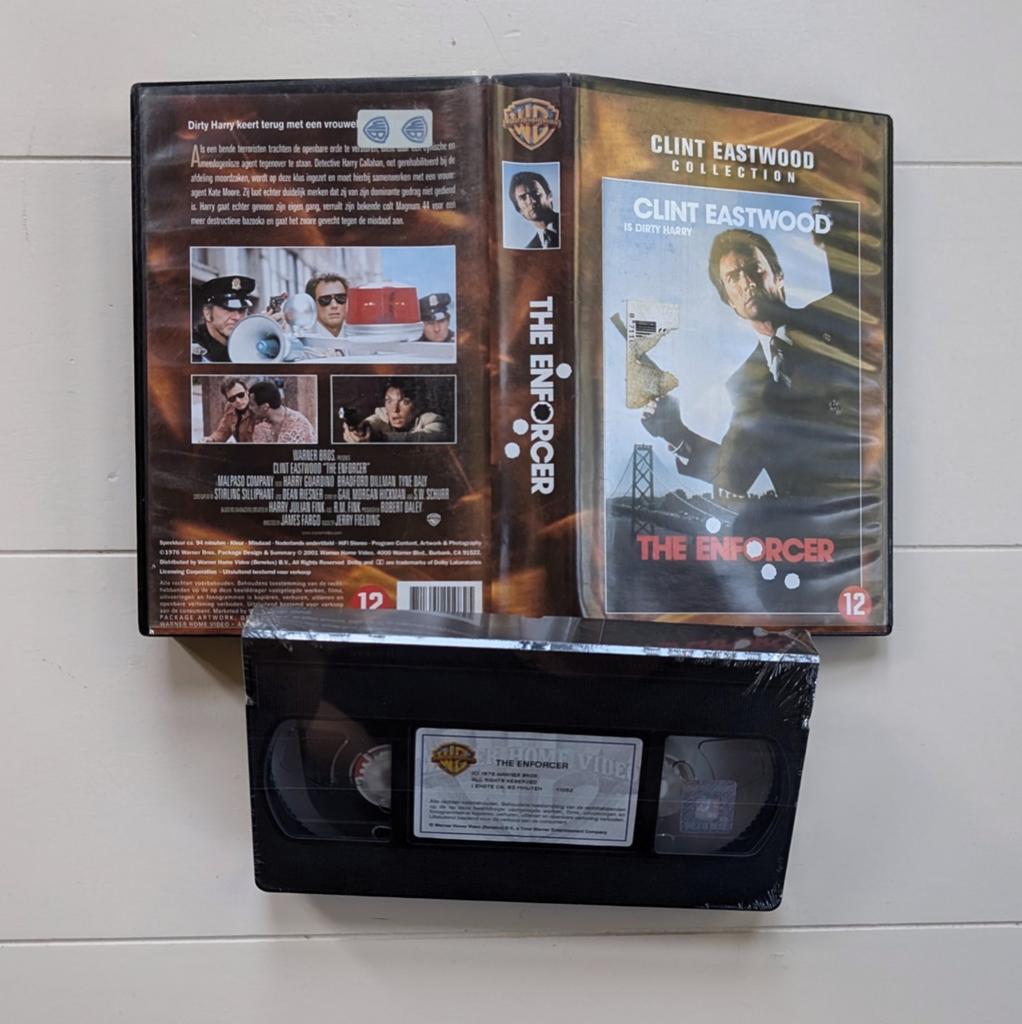 The Enforcer (1976) VHS IN SEAL, Clint Eastwood, Dirty Harry, Vanaf 12 jaar, Ophalen of Verzenden, Zo goed als nieuw, Actie en Avontuur