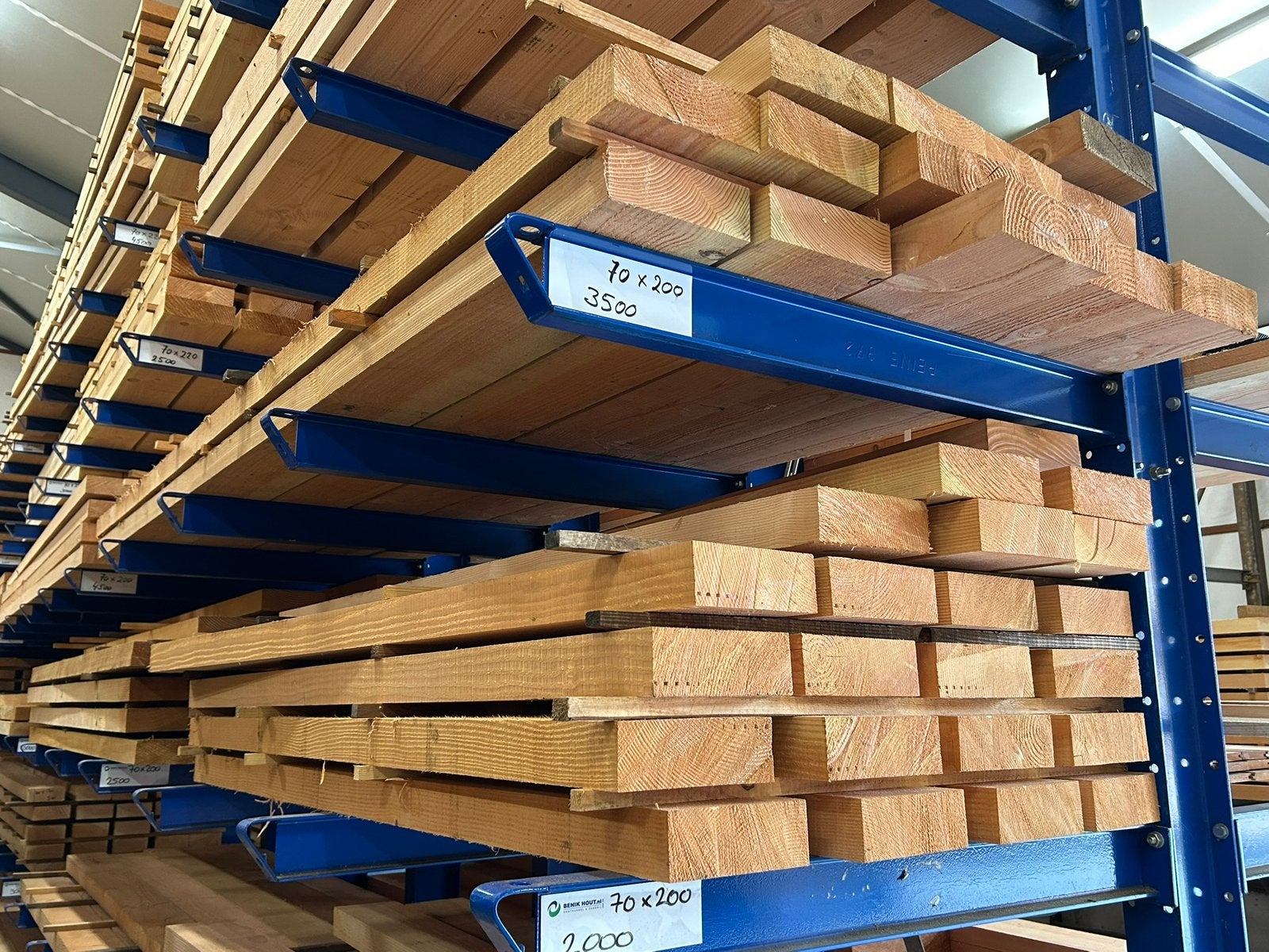 Douglas 70x200mm fijnbezaagd gording balk paal