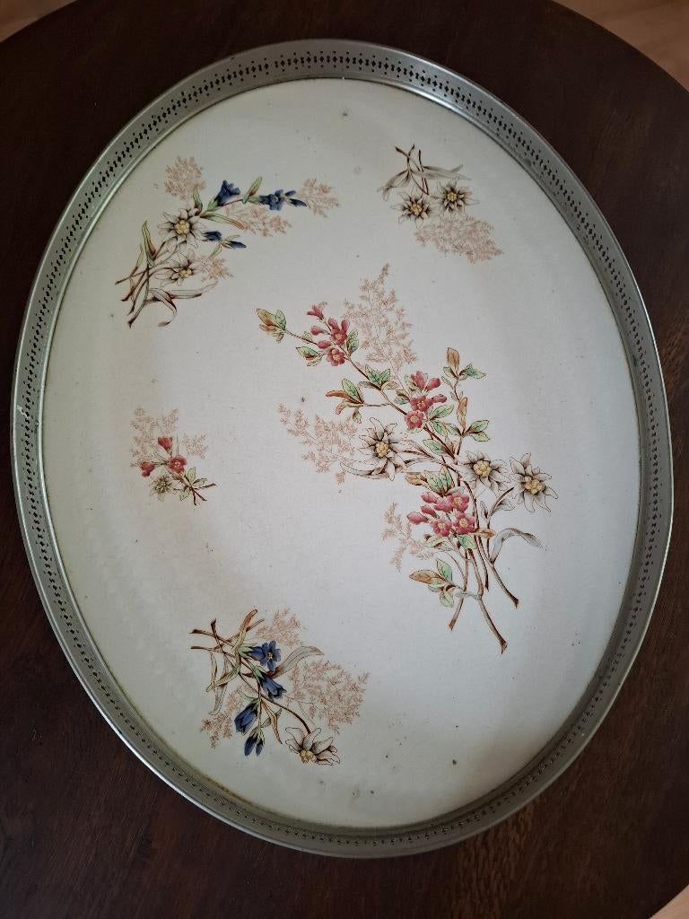 Dienblad antiek porselein, Antiek en Kunst, Ophalen