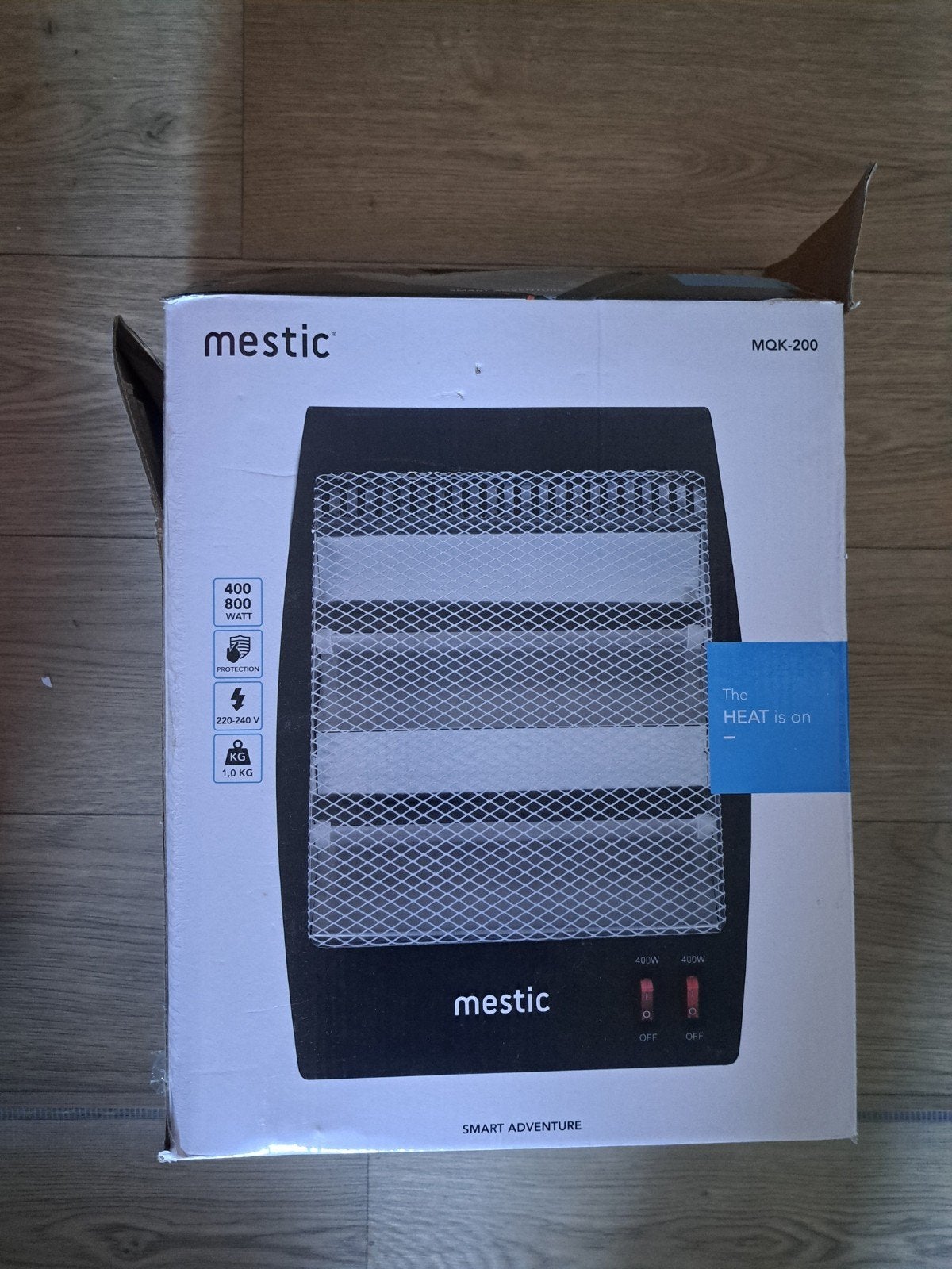 Mestic MQK-200 elektrische kachel 400/800W, 30 tot 80 cm, Kachel, Minder dan 60 cm, Ophalen of Verzenden