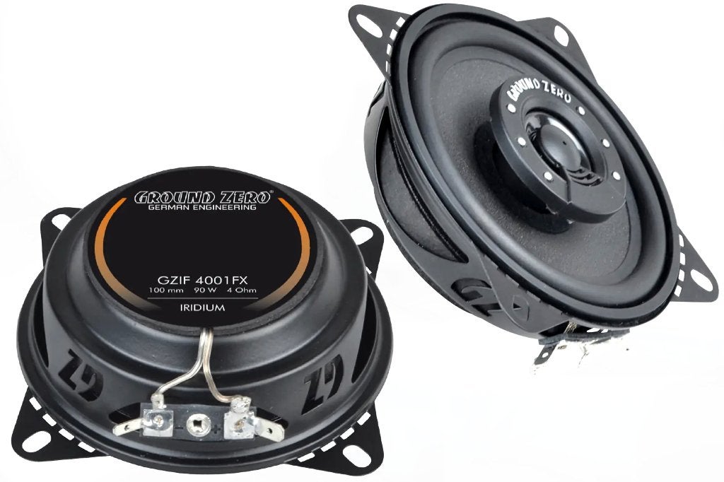Ground Zero GZIF 4001FX Platte 10cm Speakers (90W / 50Wrms), ., Nieuw, Ophalen of Verzenden, .