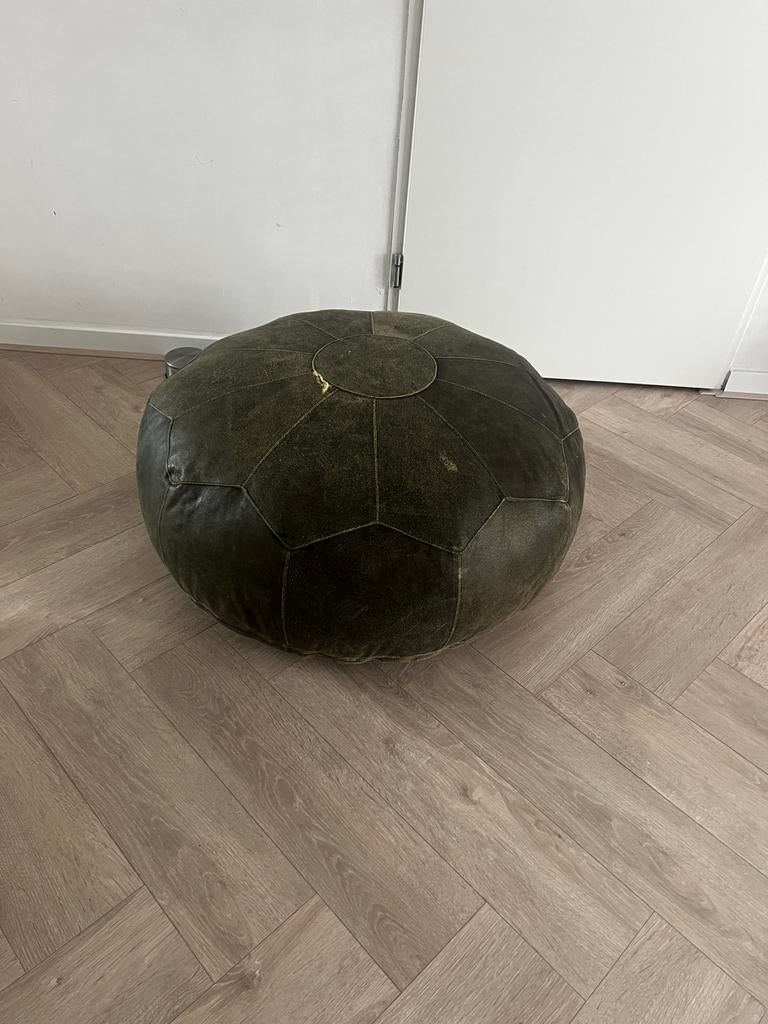 Oosterse poef, Ophalen, Zo goed als nieuw, Rond, Minder dan 50 cm