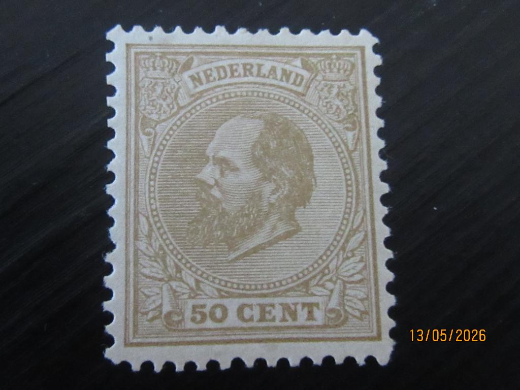 Nico Nederland 27 (X) Ongebruikt met plakker 1872, Postzegels en Munten, Postzegels | Nederland, Ophalen of Verzenden, T/m 1940