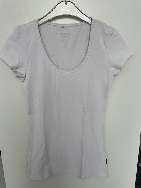 T-shirt met licht paarse kleur maat S  , Only - Essentials, Paars, Ophalen of Verzenden, Korte mouw
