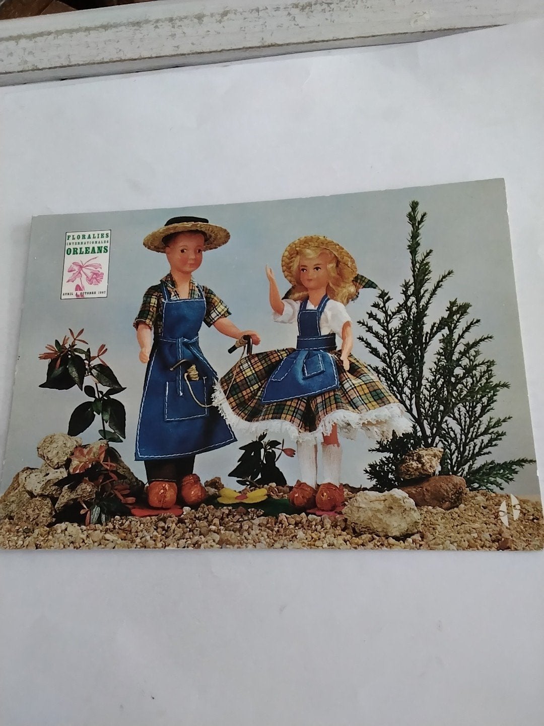 Vintage kaart Flor et Florette - Floralies Orléans 19, Ophalen of Verzenden, 1960 tot 1980, Ongelopen