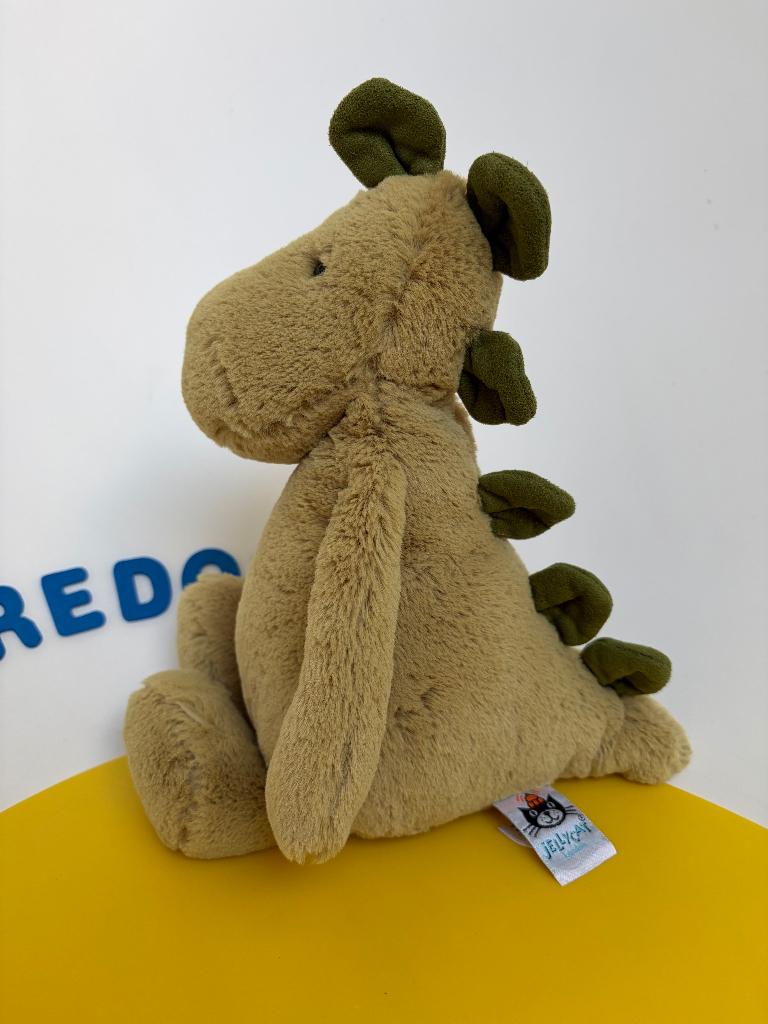 K1098 Jellycat Jelly cat bashfull dino draak groen, Ophalen of Verzenden, Overige typen