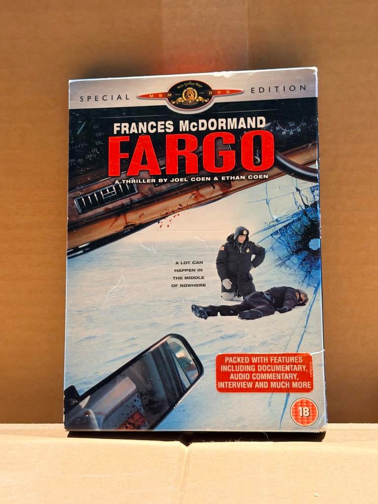 Fargo - Joel & Ethan Coen - DVD (Special Edition), Vanaf 16 jaar, Ophalen of Verzenden, Zo goed als nieuw, Overige genres