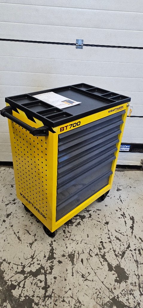 Kraftwerk BT700 Gereedschapswagen 111-delig VDE assortiment, Ophalen of Verzenden, Zo goed als nieuw