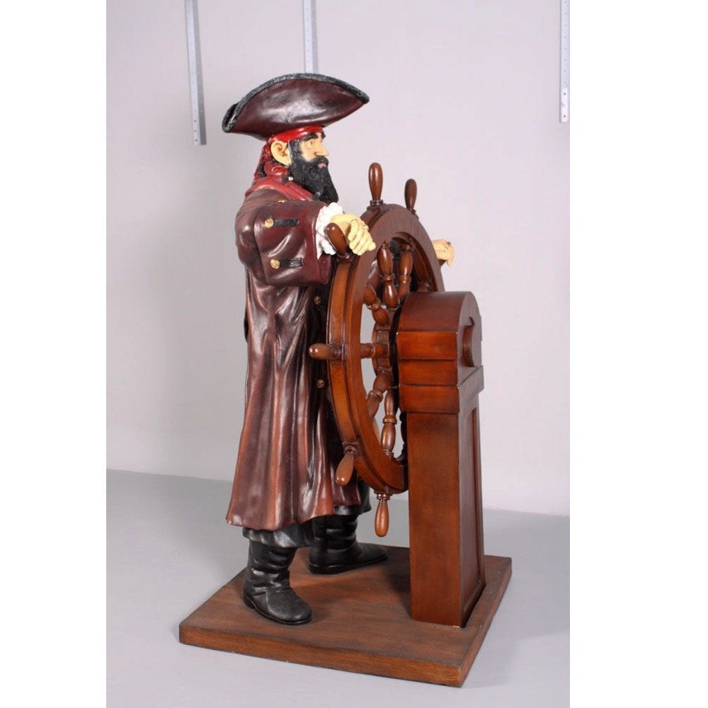 Piratenbeeld 199 cm - piraat polyester beeld, Ophalen, Nieuw