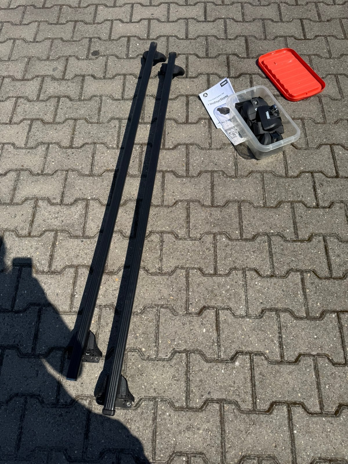 thule rapid system 753 dakdragers met slot, Ophalen, Zo goed als nieuw