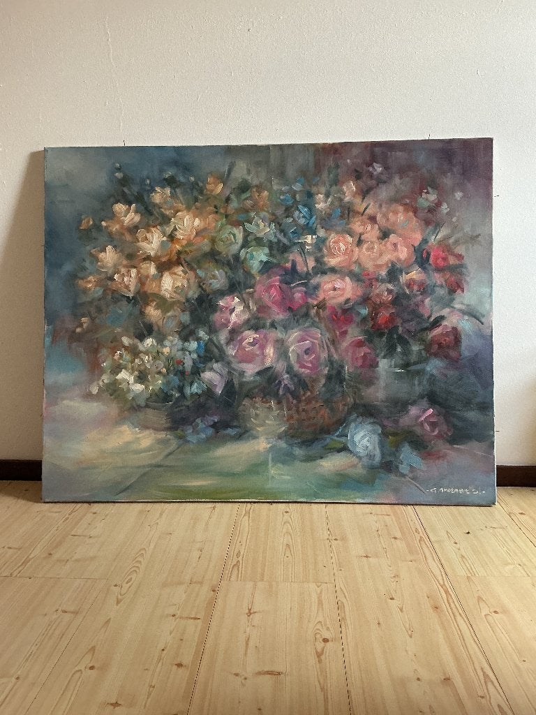 Modern olieverfschilderij van Ger Groeneveld, Ophalen