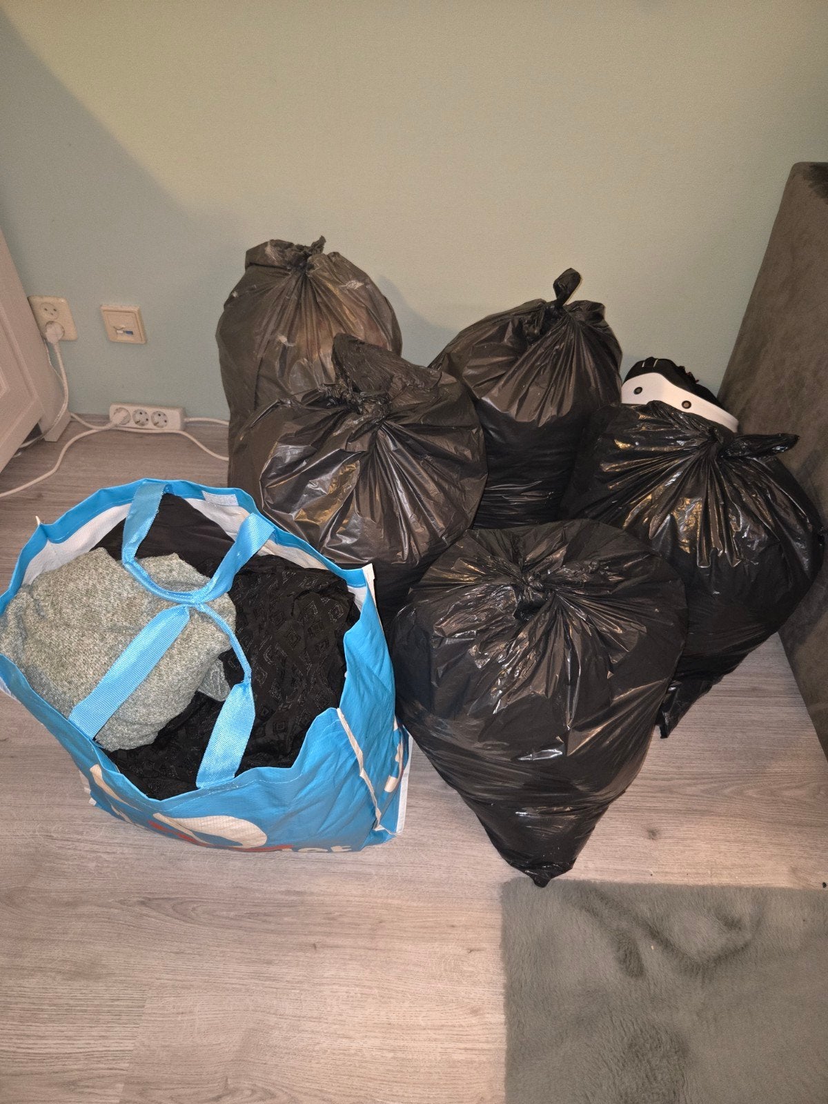 partij kleding, Ophalen, Gebruikt