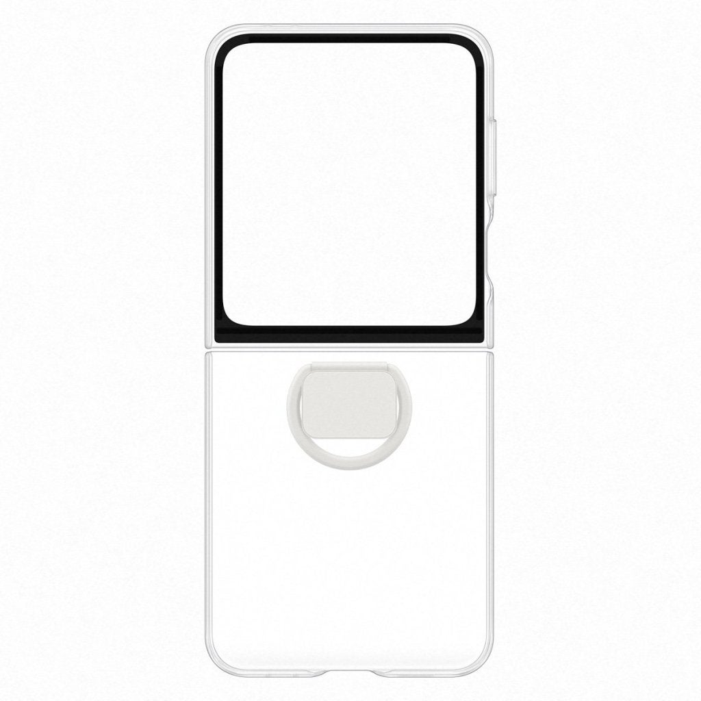 Foto 2 van Silicone Case Ring transparant - Galaxy Z Flip6 | Retourdeal