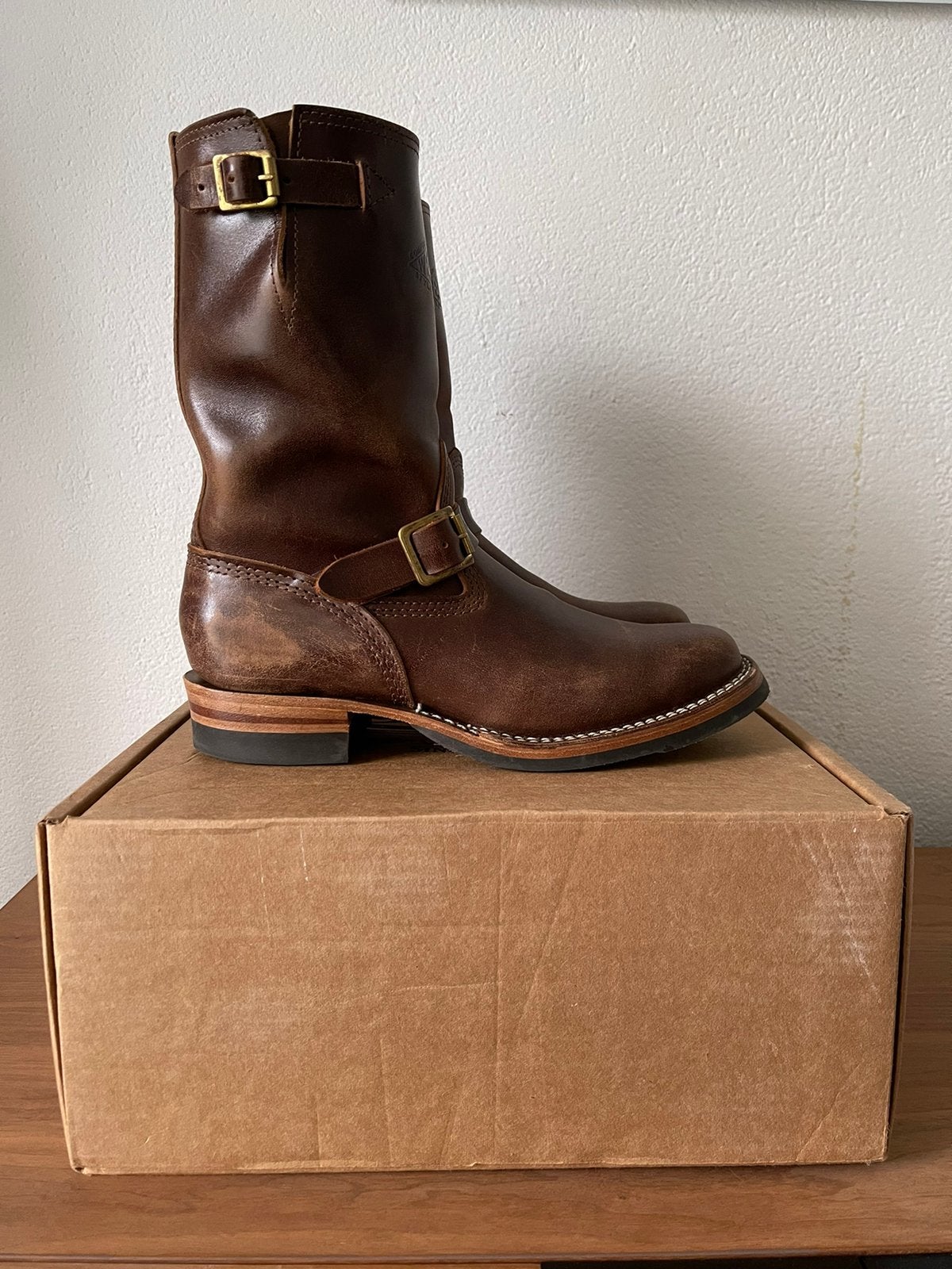 Wesco Mister Lou Engineer Boot alden red wing john lofgren, Bruin, Wesco, Boots, Ophalen of Verzenden