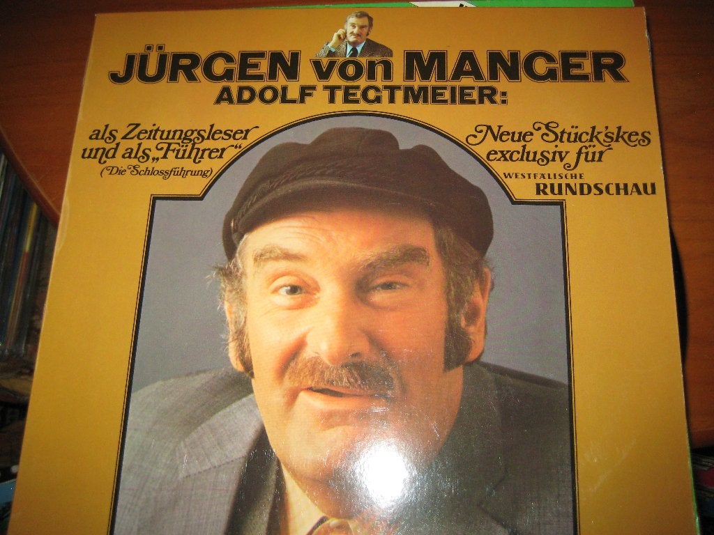 LP, Jürgen von Manger: Adolf Tegtmeier (NO35), Ophalen of Verzenden, Zo goed als nieuw, 12 inch