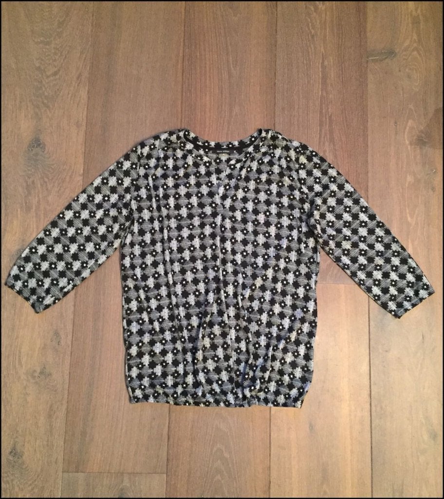 NIEUW: Marc 'O Polo top/shirtje grafische print; maat medium, Maat 38/40 (M), Meerkleurig, Nieuw, Ophalen of Verzenden