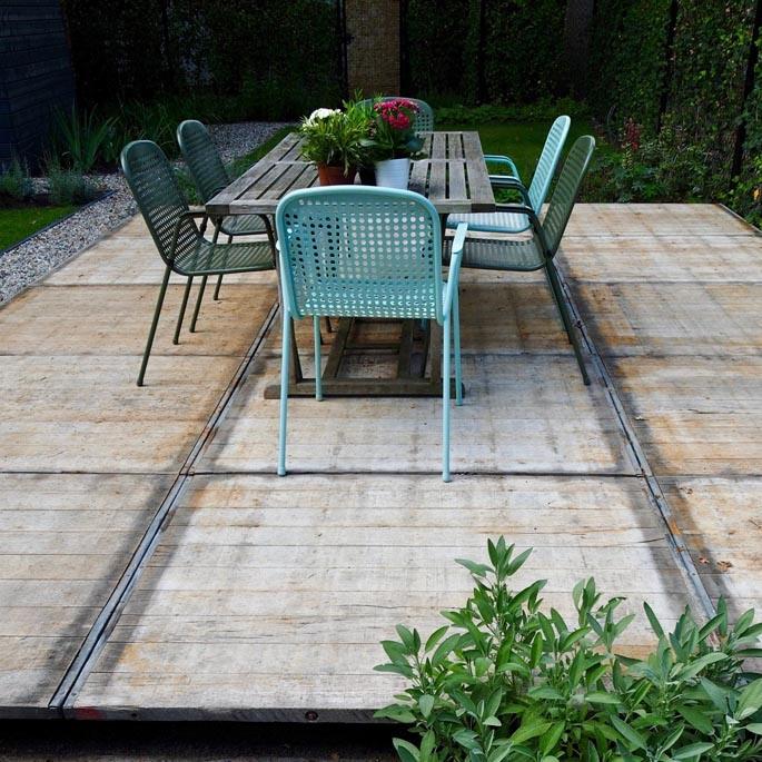Steenschotten grenen 150x135 cm, Ophalen of Verzenden, Gebruikt, Hout