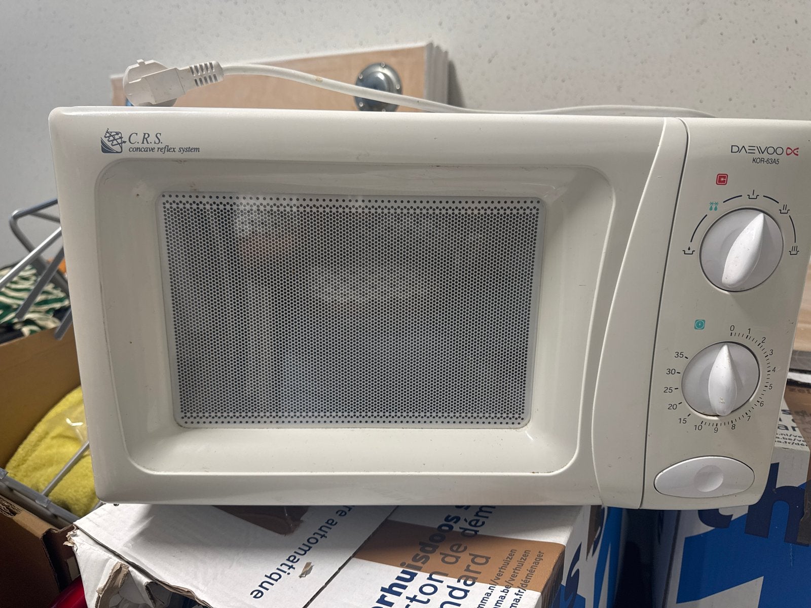 Daewoo KOR-63A5 Magnetron - Wit, Gebruikt, Witgoed en Apparatuur, Ophalen, Gebruikt, Minder dan 45 cm, Magnetron
