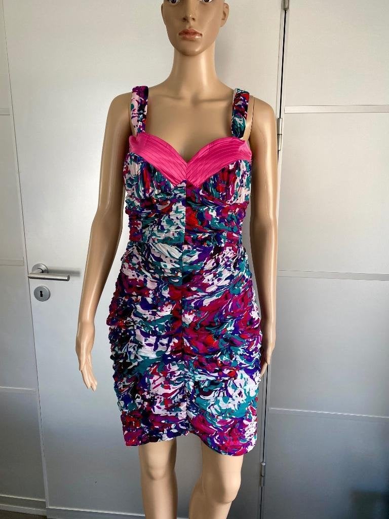 H345 Nieuw: Lipsy London mt S=36 jurk jurkje feestjurk roze, Nieuw, Ophalen of Verzenden, Maat 36 (S), Boven de knie