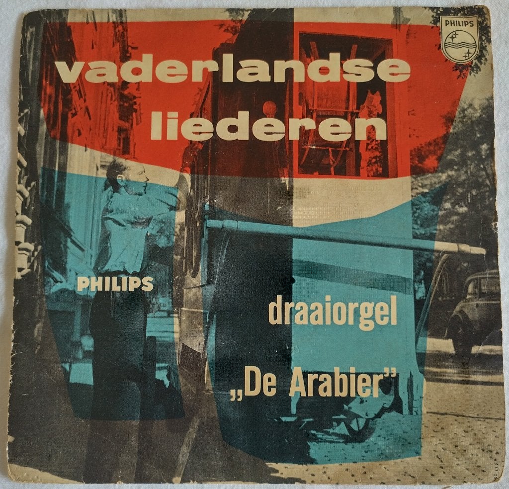 7" EP Draaiorgel De Arabier - Vaderlandse Liederen 1958, Gebruikt, 7 inch, Ophalen of Verzenden, EP
