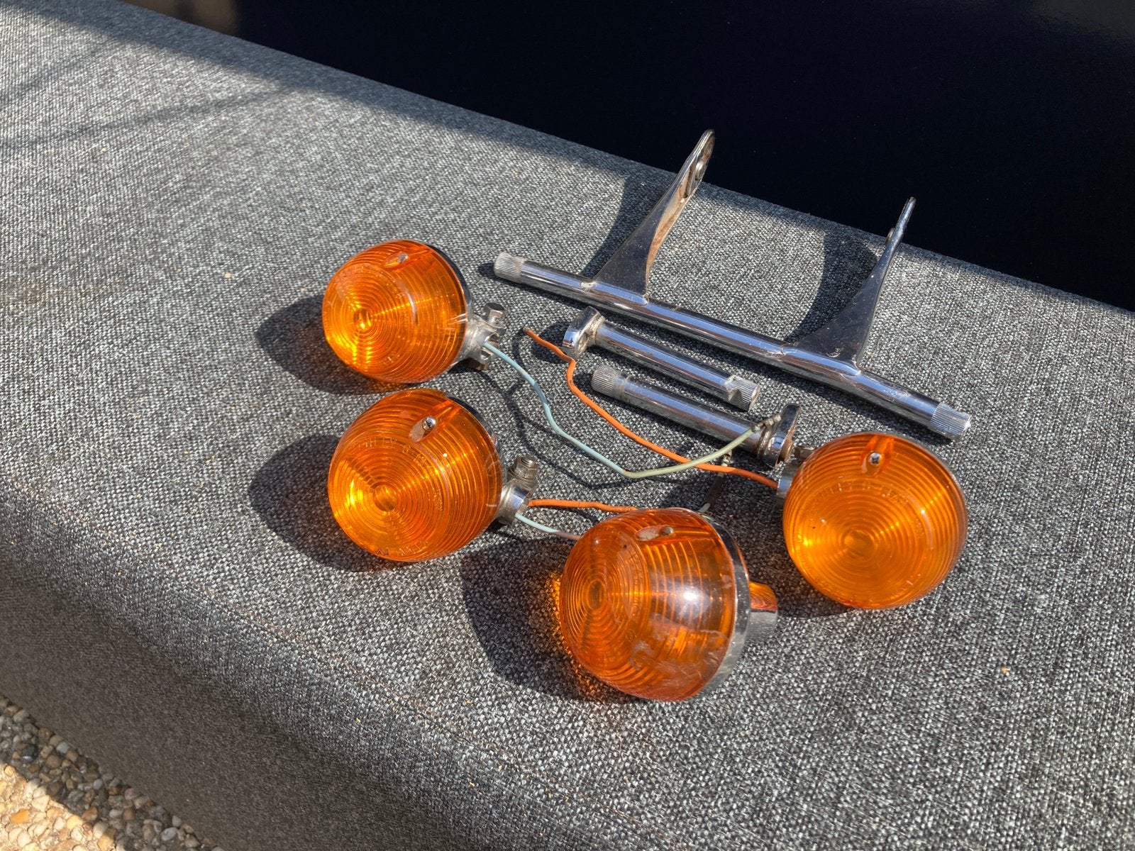 Originele STANLEY Knipperlichten set Honda ss50 cd50, Ophalen of Verzenden, Gebruikt, Overige merken