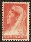 Suriname NVPH nr 167 postfris Koningin Wilhelmina 1936, Ophalen of Verzenden, Postfris