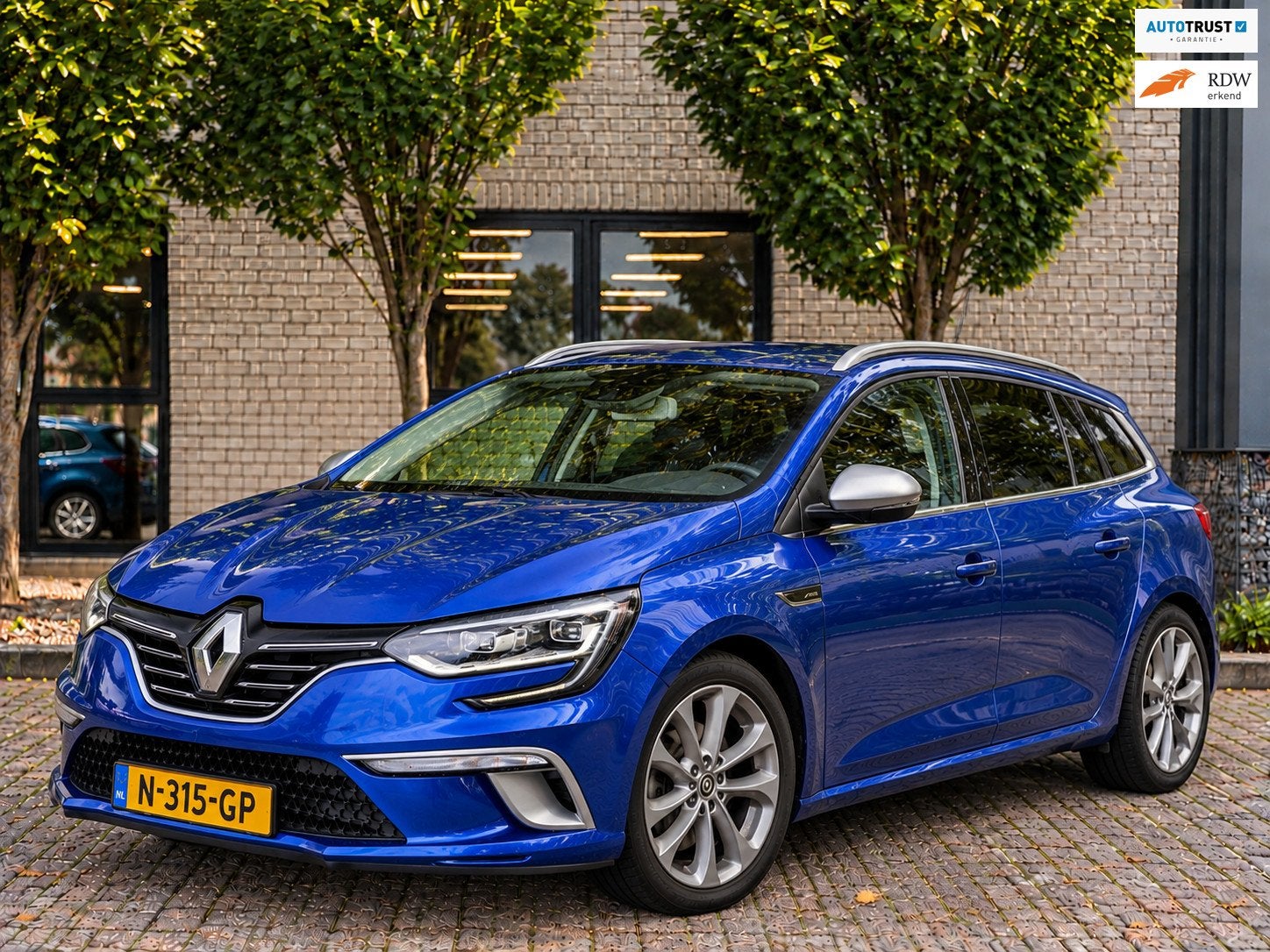 Renault Mégane Estate 1.2 TCe GT-Line Navi|PDC A|Trekhaak|C, Auto's, Voorwielaandrijving, Gebruikt, 4 cilinders, Blauw