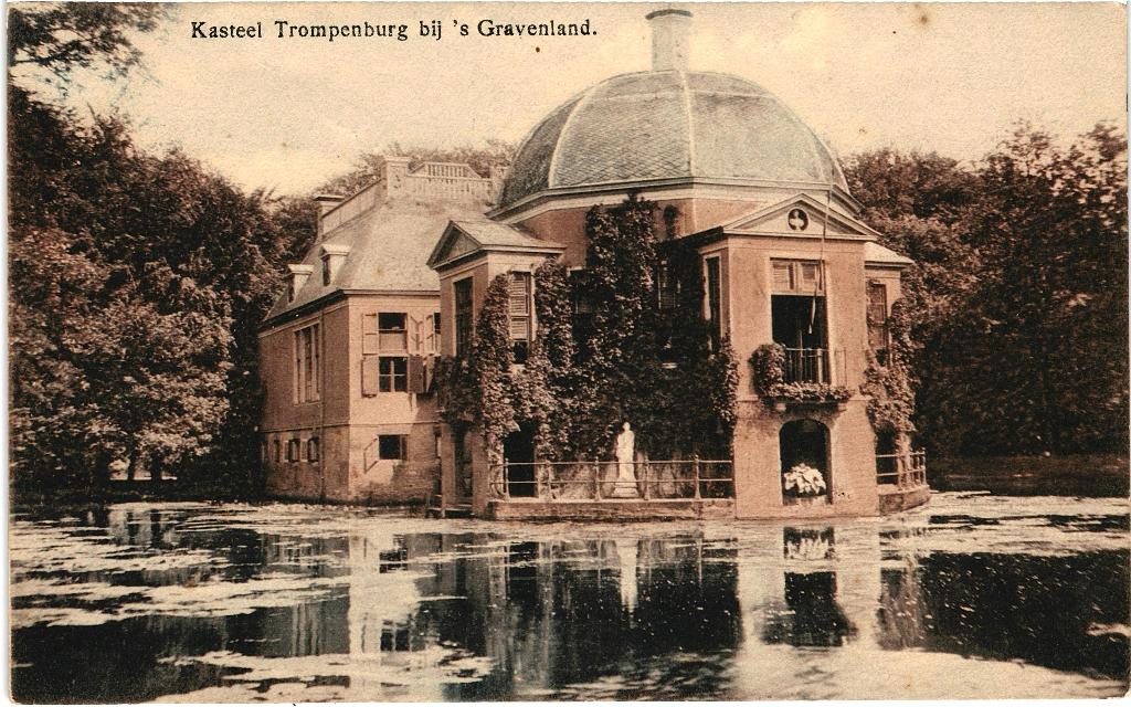 700832 s Gravenland ZH 1913 Trompenburgh Gelopen met zegel, Ophalen of Verzenden, Voor 1920, Gelopen, Zuid-Holland