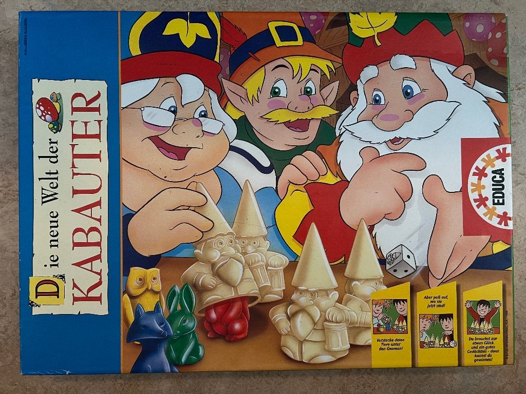 Wereld van de kabouter / gezelschapsspel / geheugenspel, Drie of vier spelers, Ophalen, Zo goed als nieuw