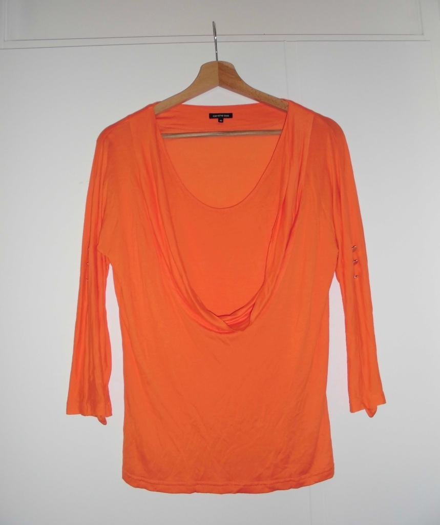 Caroline Biss top maat 40 oranje, Maat 38/40 (M), Oranje, Ophalen of Verzenden, Lange mouw
