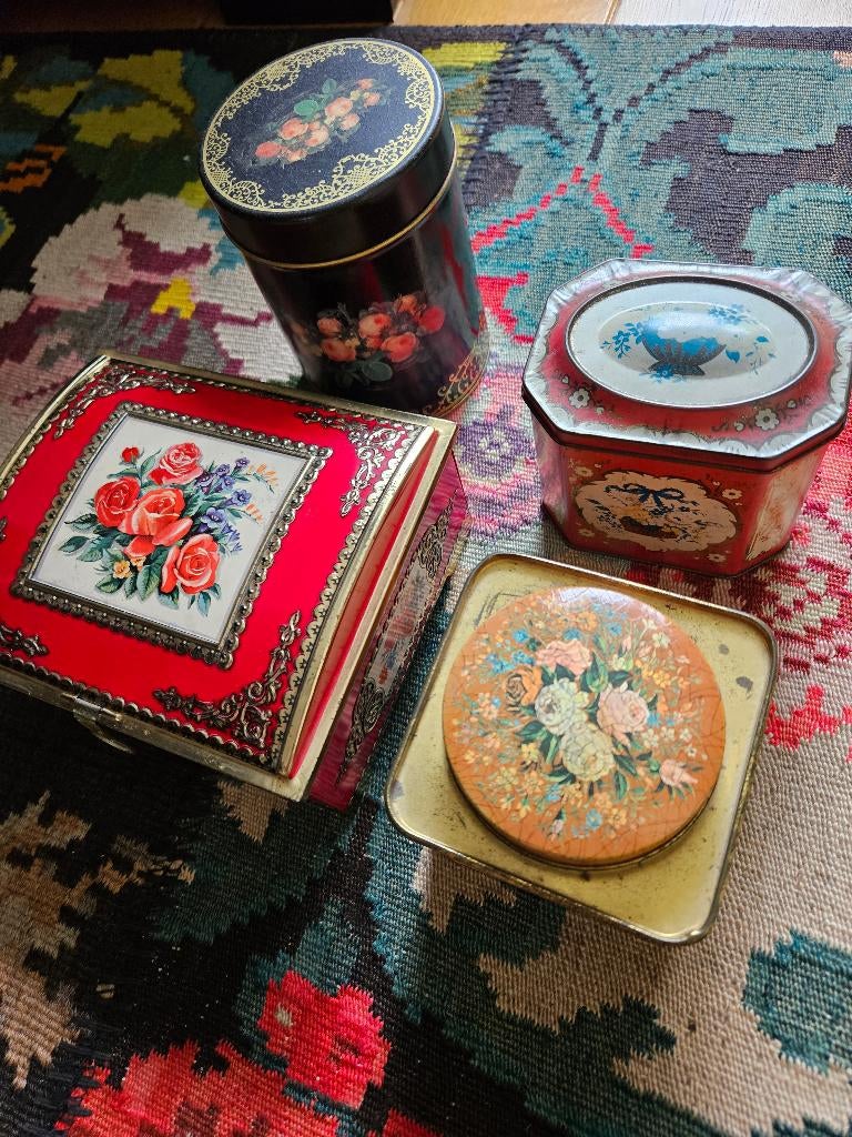 Oude nostalgische blikken, Ophalen, Gebruikt, Overige, Overige merken