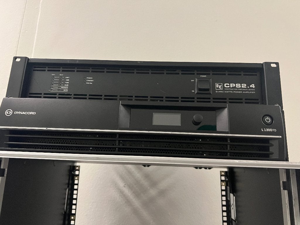 EV CPS2.4 en Dynacord L1300FD Versterkerset, Ophalen of Verzenden, Gebruikt, 1000 watt of meer, P.A.