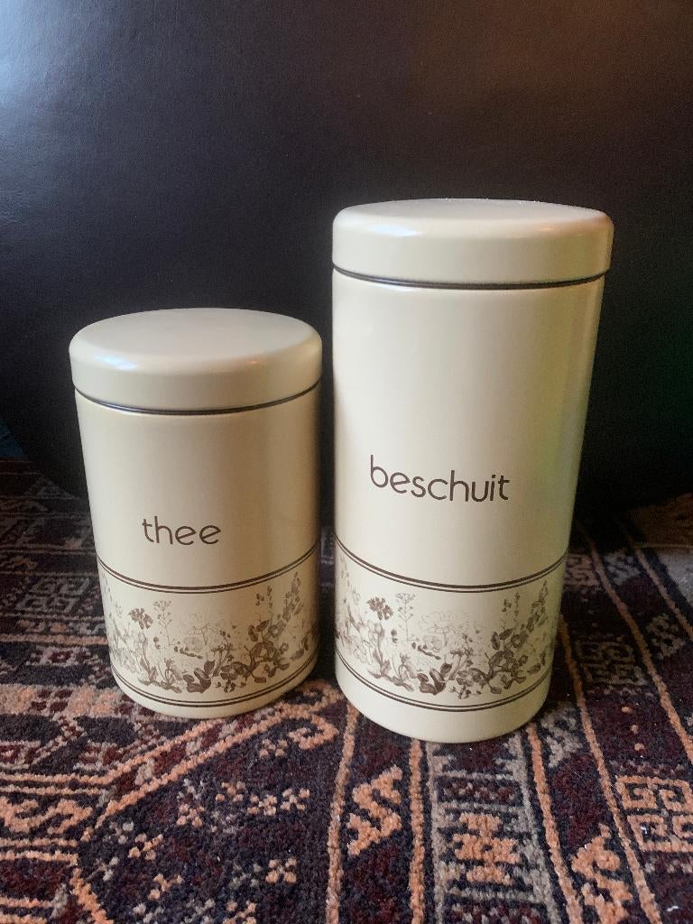 Brabantia Bewaarbus Theeblik Beschuitblik Thee Beschuitbus, Huis en Inrichting, Ophalen of Verzenden, Gebruikt