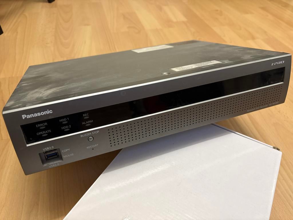 Panasonic i-Pro WK-NX200 NVR PoE Decoder Netwerk, Ophalen of Verzenden, Gebruikt