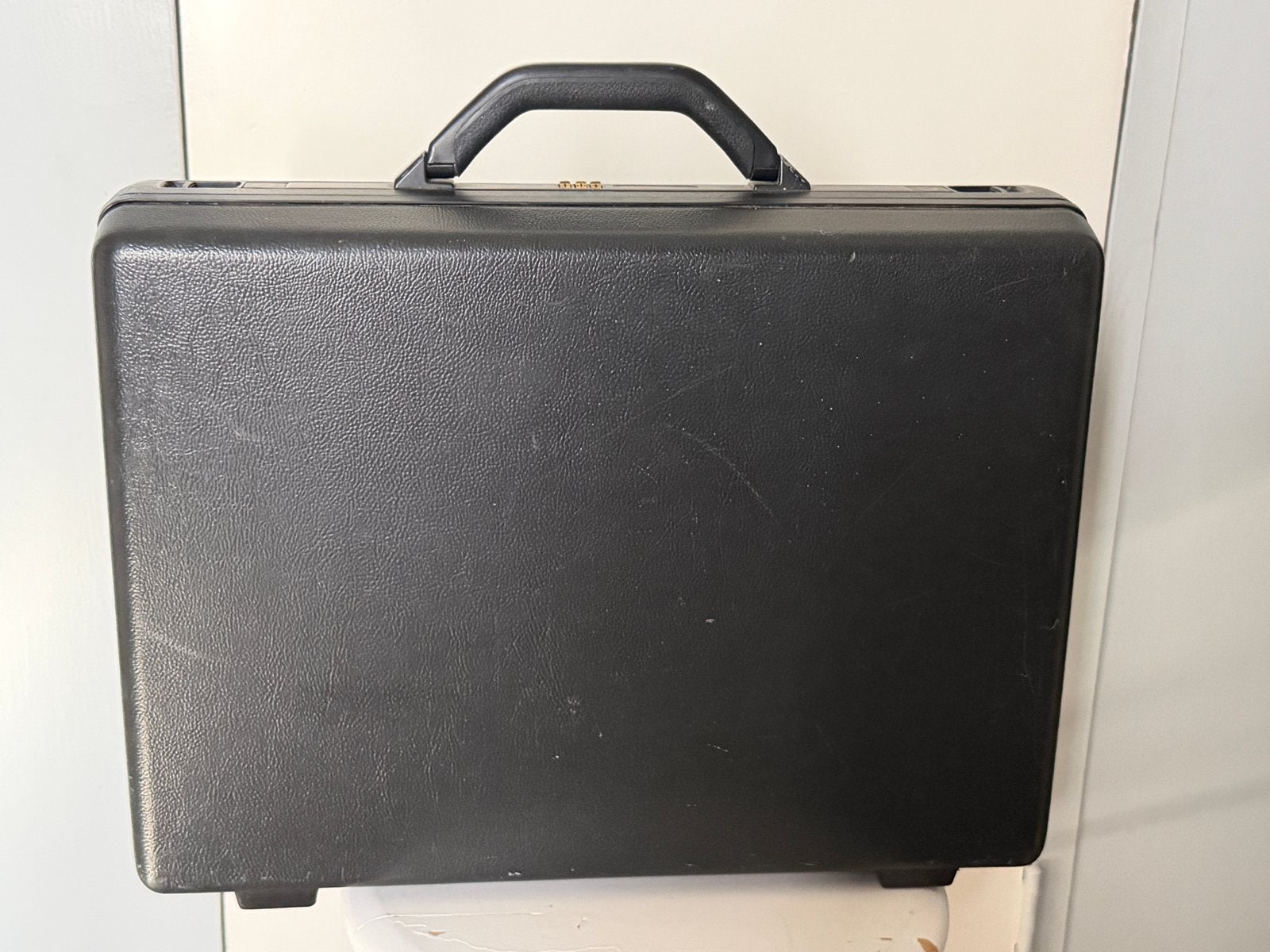 Samsonite Diplomatenkoffer - Vintage Zwart, Sieraden, Tassen en Uiterlijk, Ophalen, Gebruikt, 50 tot 60 cm, Hard kunststof
