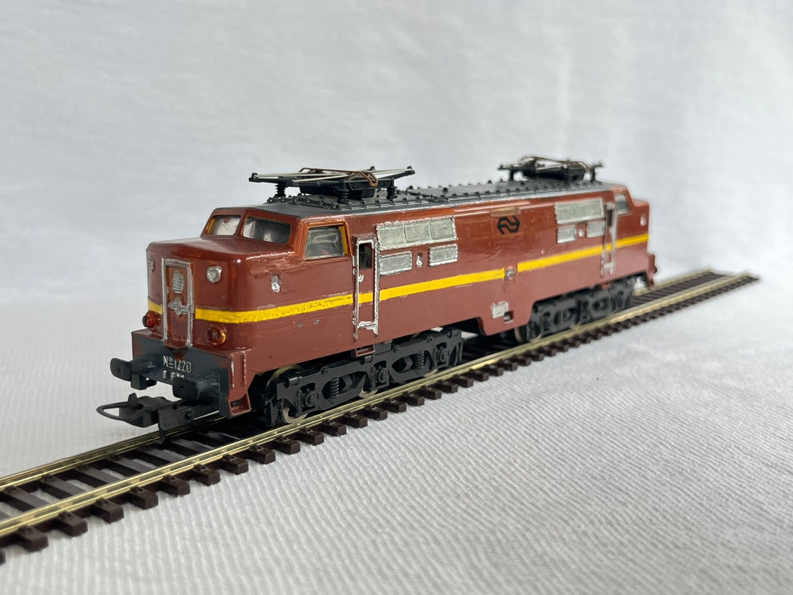 Lima 8024L NS 1220 elektrische locomotief H0 (8) digitaal, Hobby en Vrije tijd, Modeltreinen | H0, Overige merken, Gebruikt, Ophalen of Verzenden