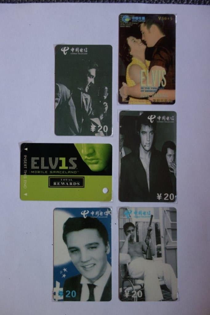 Telefoonkaarten Elvis Presley, Ophalen of Verzenden, Nieuw, Foto of Kaart