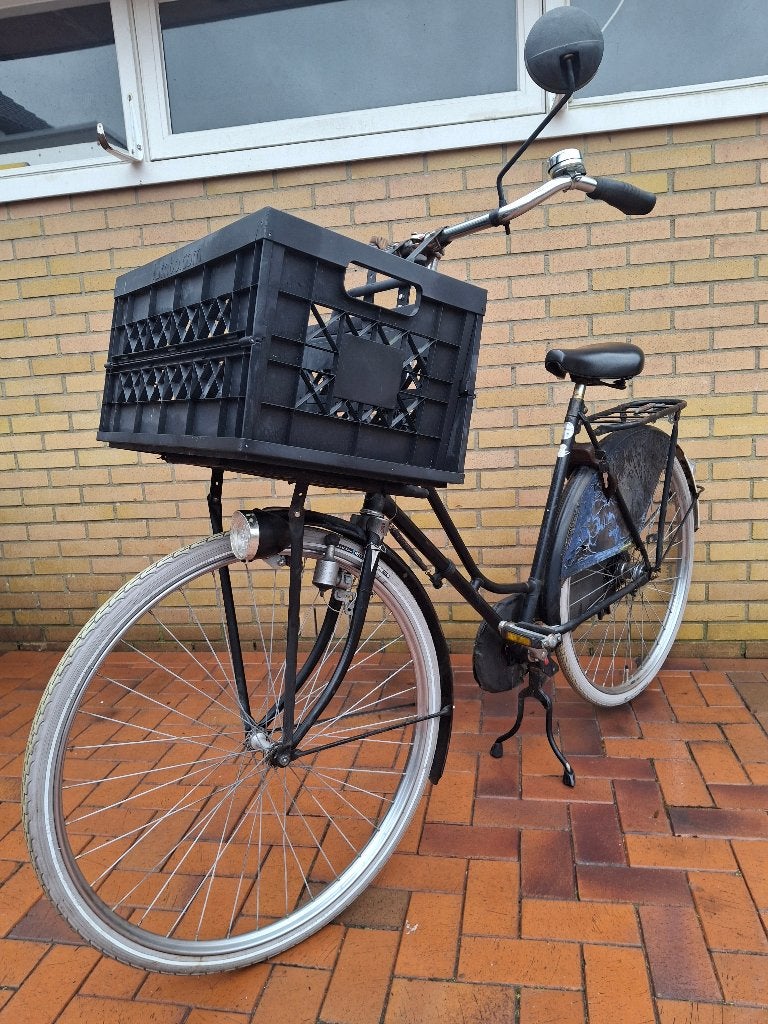 Fongers Nostalgie oldtimer opoefiets omafiets transportfiets, Fietsen en Brommers, Terugtraprem, Gebruikt, Fongers, 56 cm of meer