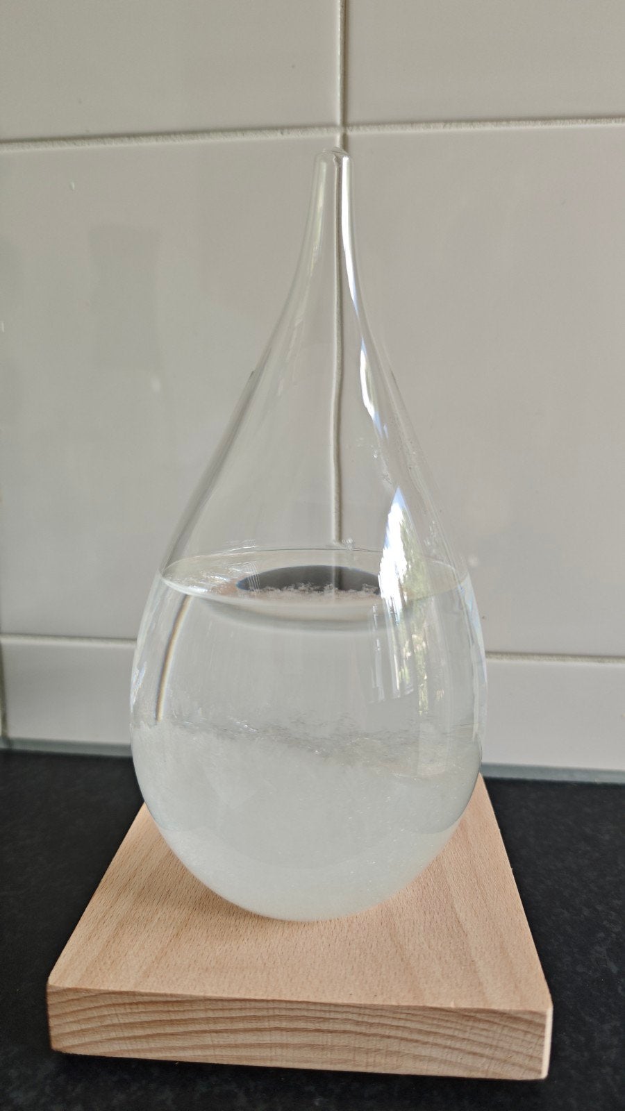 Storm Glass Weerstation - Decoratief en Functioneel, Ophalen, Zo goed als nieuw, Weerstation