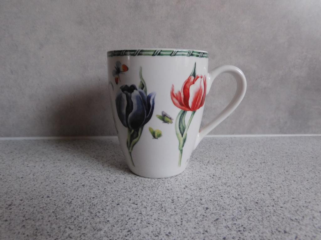 Senseo mok Tulp Maart 2007 Janneke Brinkman JBS, Ophalen of Verzenden, Zo goed als nieuw, Overige stijlen, Kop(pen) en/of Schotel(s)