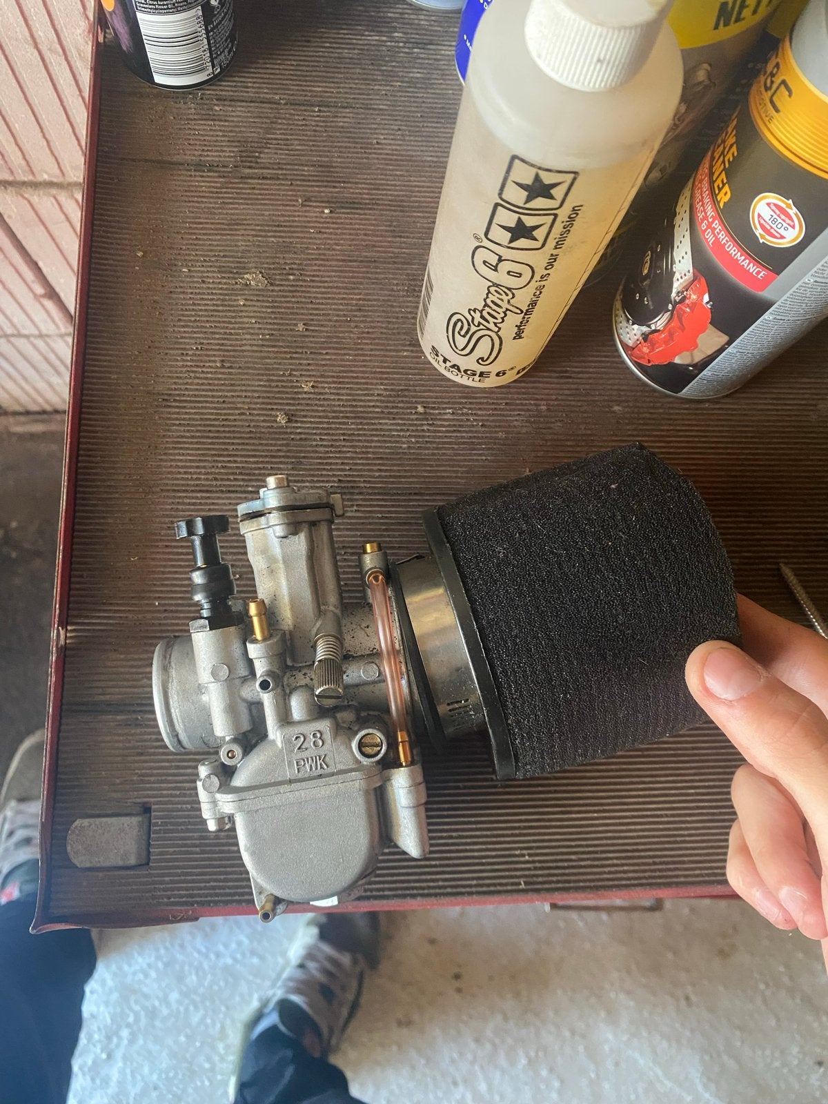 28mm PWK Carburateur voor 125cc/172cc/180cc motoren, Ophalen of Verzenden, Gebruikt, Carburateur