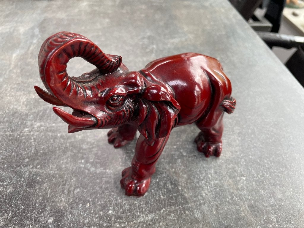 Vintage: Decoratieve olifant, Ophalen of Verzenden, Zo goed als nieuw, Dier