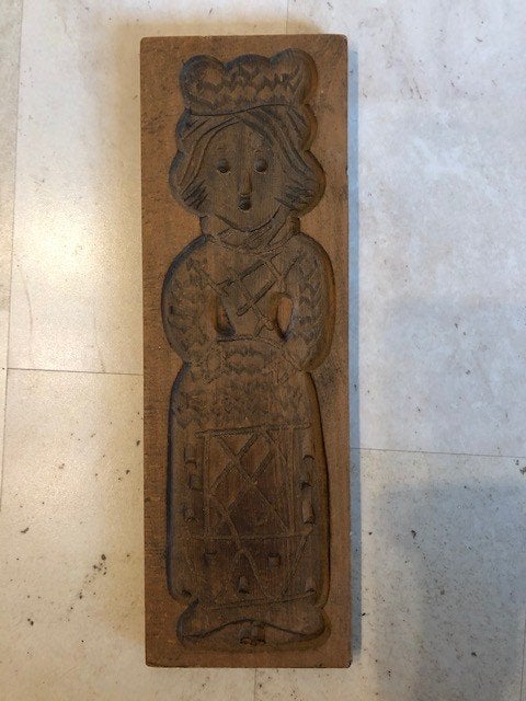 Koekplank (nr2) grote speculaasplank met meisje, Ophalen of Verzenden